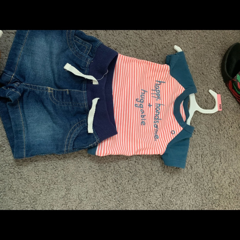 New born baby boy set